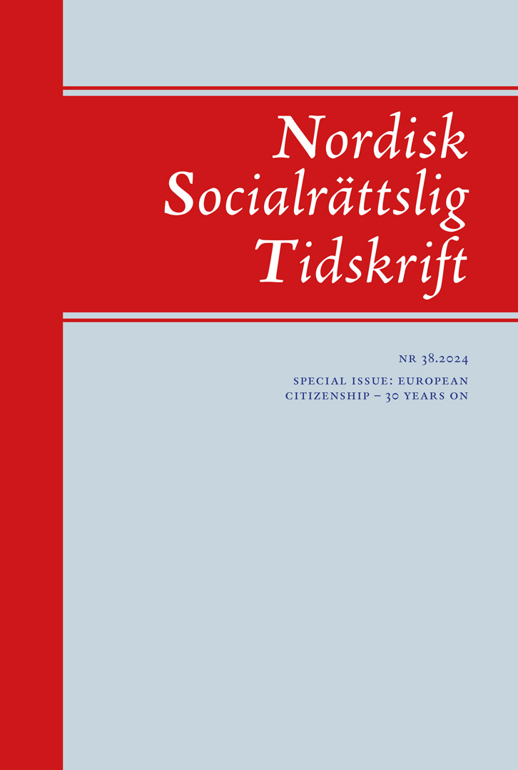 Nordisk Socialrättslig Tidskrift NR 38.2024