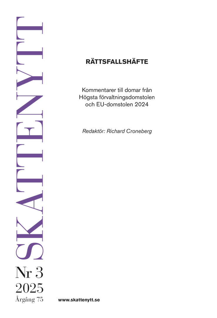 Skattenytt Nr 3 2025