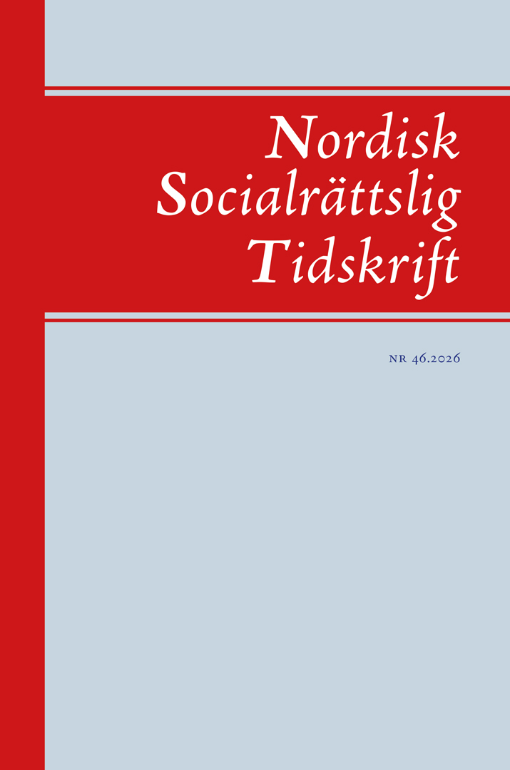 Nordisk Socialrättslig Tidskrift NR 46.2026