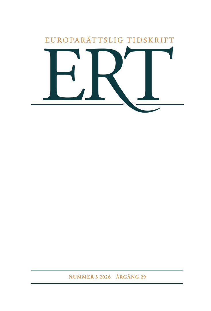 Europarättslig Tidskrift nr 3 2026